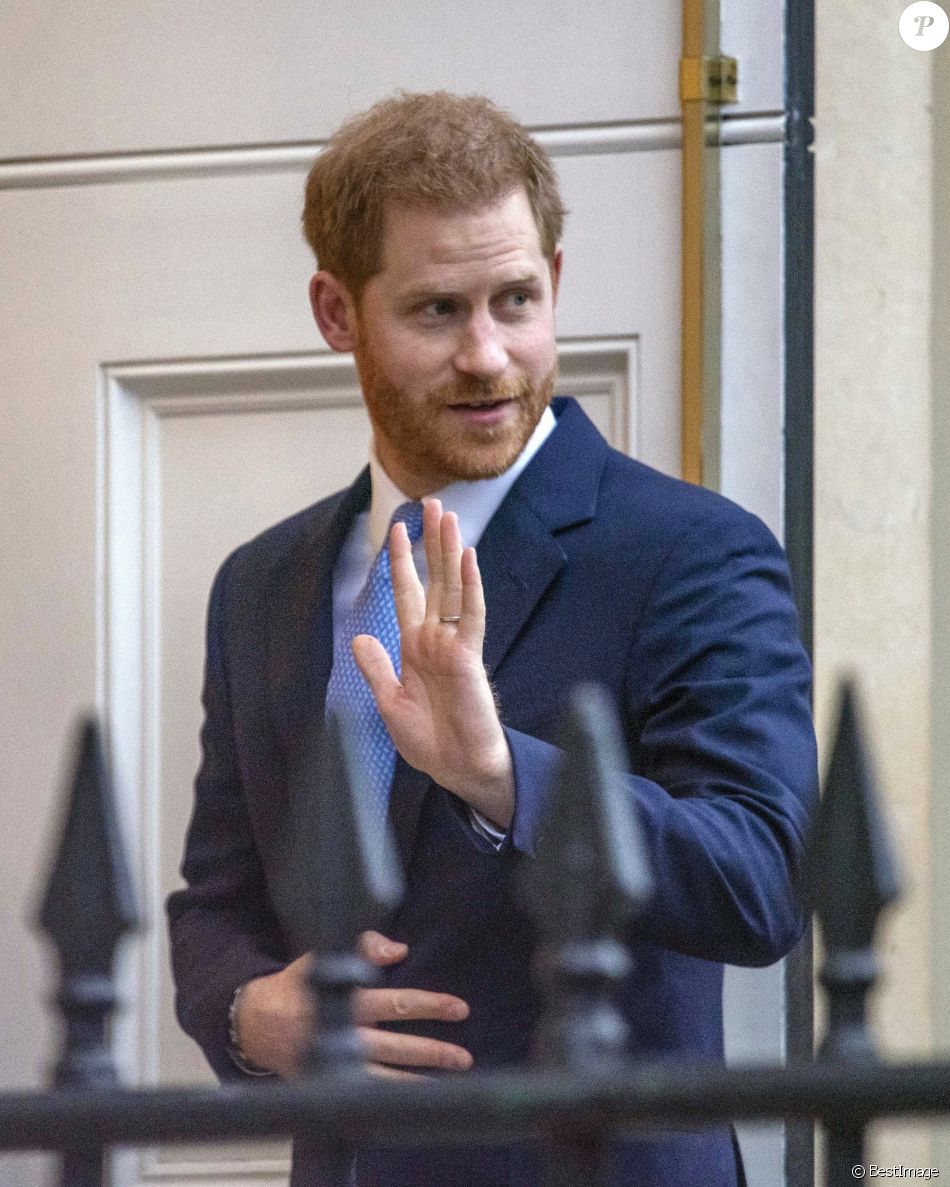 Le prince Harry, duc de Sussex, et Meghan Markle, duchesse de Sussex, en visite à la Canada House à Londres, Royaume Uni, le 7 janvier 2020.