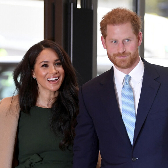 Le prince Harry, duc de Sussex, et Meghan Markle, duchesse de Sussex, arrivent à la cérémonie des WellChild Awards à Londres