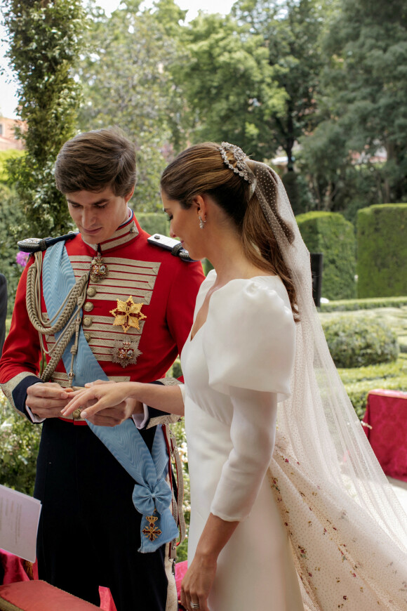 Mariage de Carlos Fitz-James Stuart, comte d'Osorno, avec Belen Corsini au Palais de Liria à Madrid, Espagne, le 22 mai 2021. © Casa De Alba via Bestimage