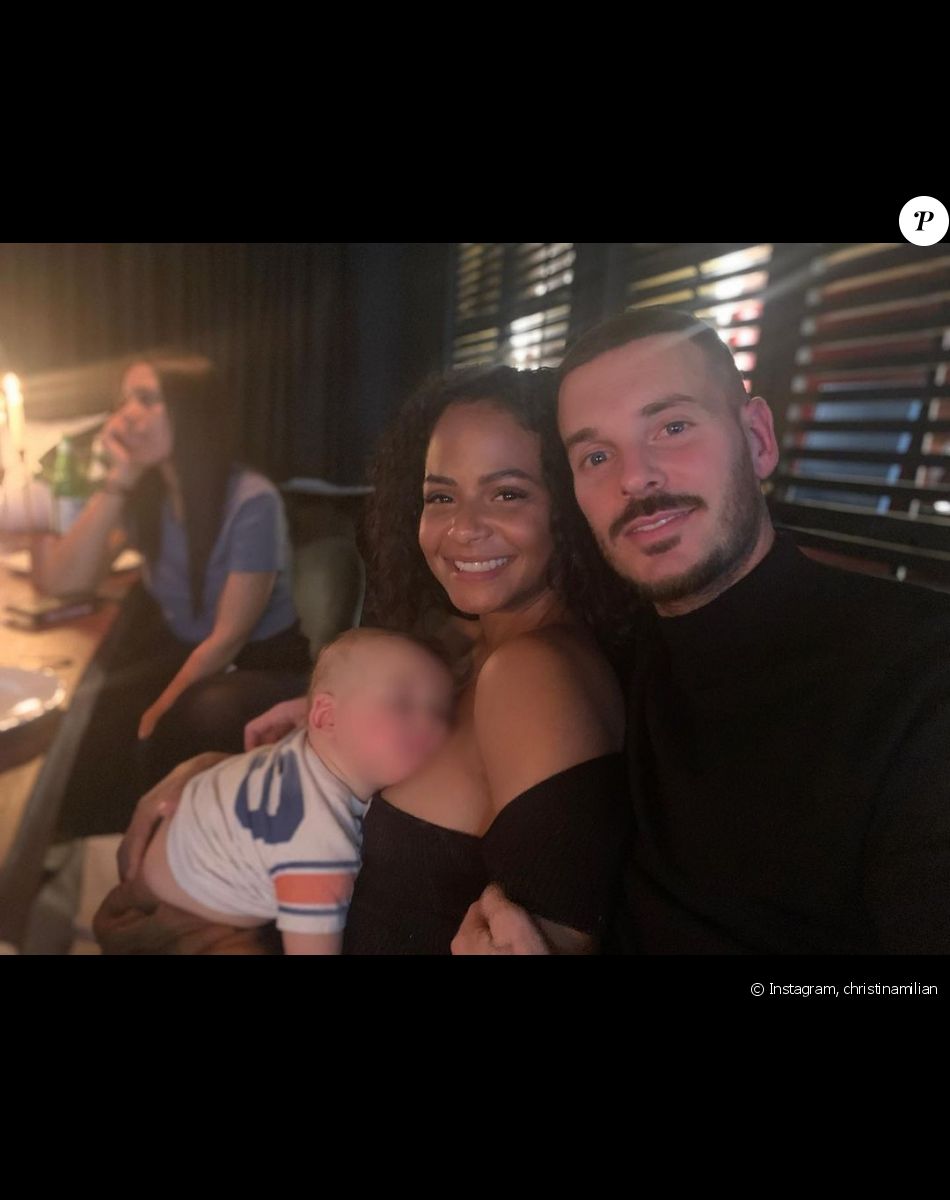Christina Milian et M. Pokora avec leur fils Isaiah. Photo publiée par Christina Milian sur Instagram le 31 janvier 2021