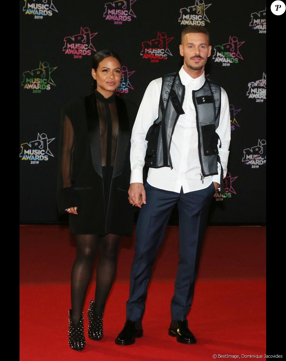 Christina Milian enceinte et Matt Pokora (M. Pokora) - 21ème édition des NRJ Music Awards au Palais des festivals à Cannes le 9 novembre 2019. © Dominique Jacovides/Bestimage