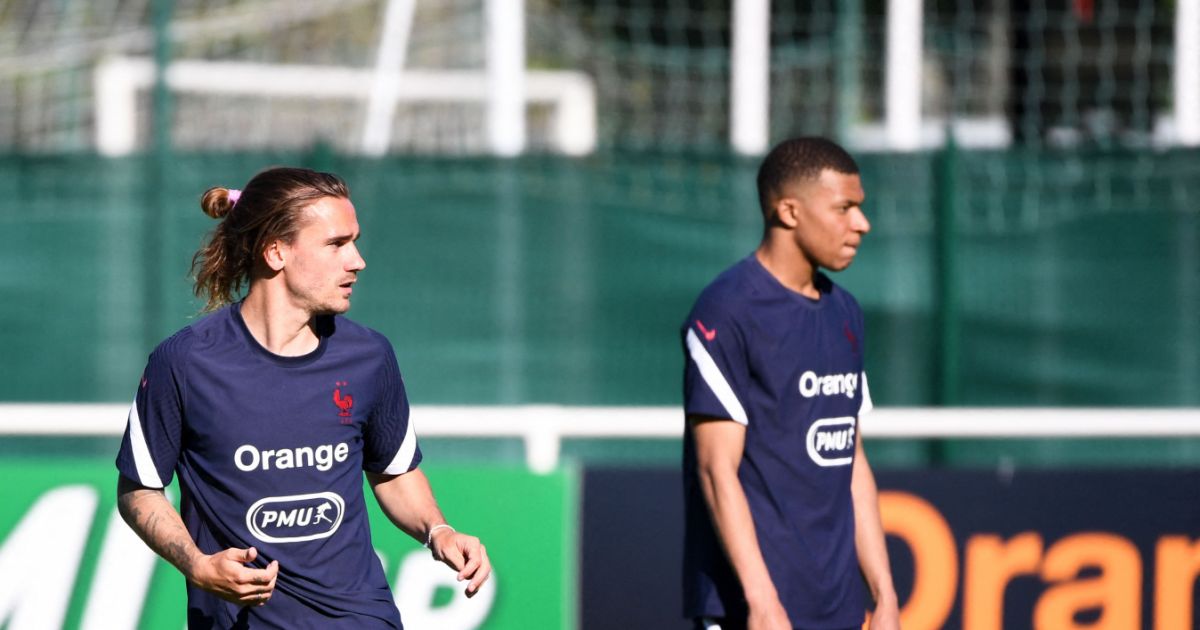 Karim Benzema, Antoine Griezmann et Kylian Mbappé à l ...