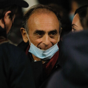Eric Zemmour à l'hommage à Denis Tillinac en l'église Saint-François-Xavier à Paris, France, le 2 octobre 2020.