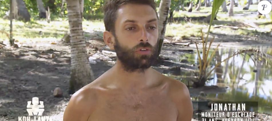 Jonathan lors de la finale de "Koh-Lanta, Les Armes secrètes", sur TF1.