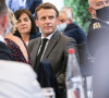 Le président de la République Emmanuel Macron a rencontré les acteurs de la gastronomie locale et nationale à Valence, à l'occasion du déplacement dans la Drôme. Le 8 juin 2021 © Romain Gaillard / pool / Bestimage 