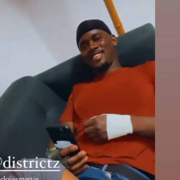 Black M révèle s'être blessé sur le tournage de la saison 2 de "District Z" - Instagram