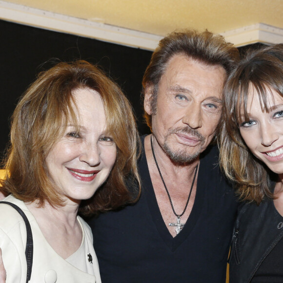 Exclusif - Nathalie Baye et Laura Smet - People au concert de Johnny Hallyday au POPB de Bercy a Paris - Jour 2. Le 15 juin 2013