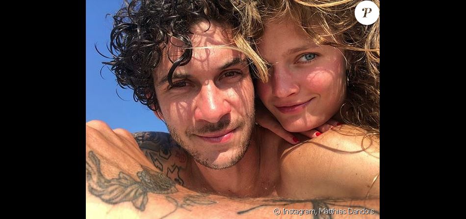 Matthias Dandois et sa petite amie Constance Jablonski. 2019.