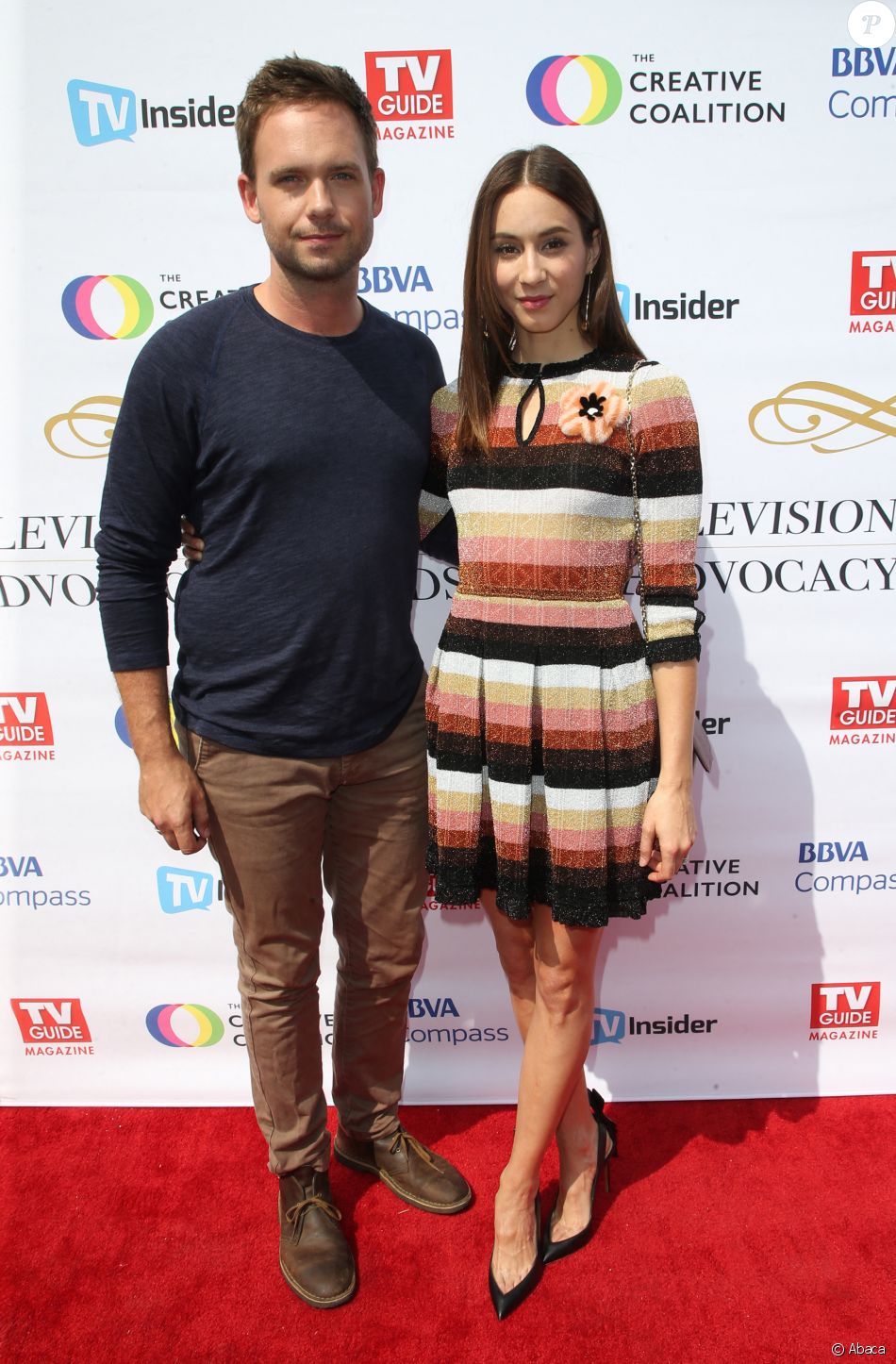 Troian Bellisario et Patrick J. Adams aux Television Industry Advocacy