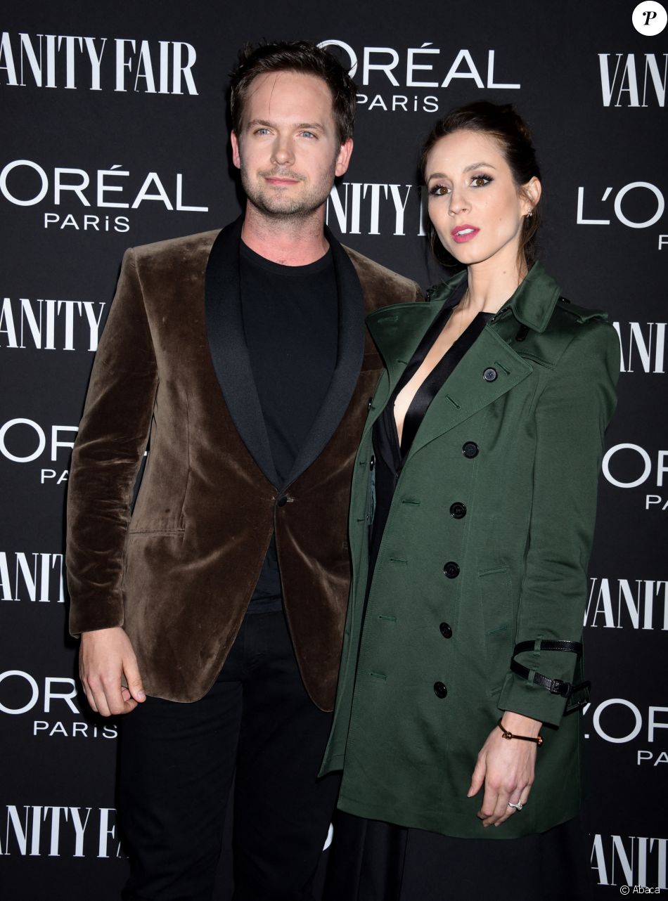 Patrick Adams and Troian Bellisario en soirée à Los Angeles en 2019.