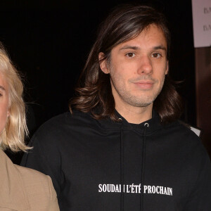 Cécile Cassel, Orelsan et Christine and the Queens - People au défilé AMI d'Alexandre Mattiussi lors de la fashion week Homme collection Automne/Hiver 2020-2021 à Paris, le 14 janvier 2020. © Veeren Ramasamy-Christophe Clovis / Bestimage