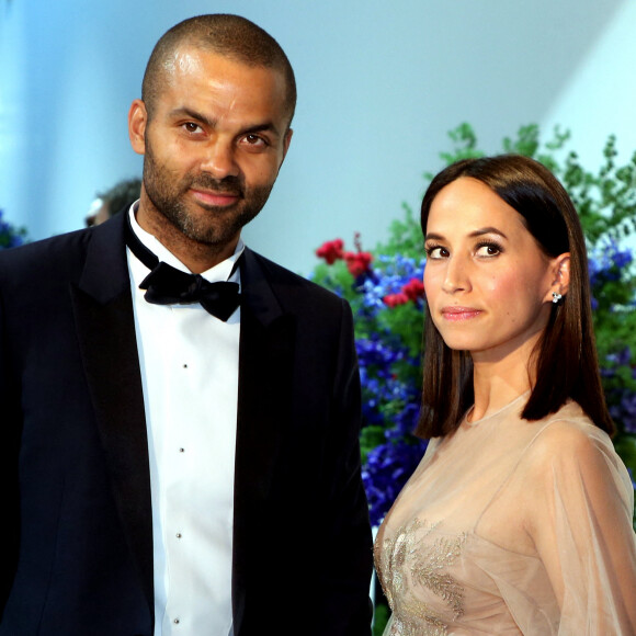 Tony Parker et sa femme Axelle - Arrivées des people au 71 ème gala de la Croix-Rouge Monégasque à Monaco. © Dominique Jacovides/Bestimage