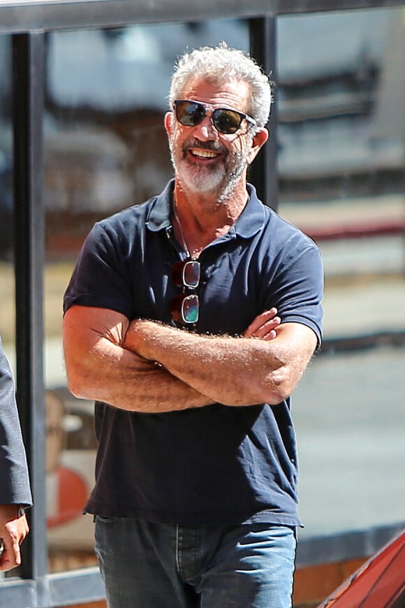 Exclusif - Mel Gibson se rend à un déjeuner avec un ami à Los Angeles, le 20 septembre 2018.