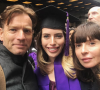 Ewan McGregor, Clara McGregor et Eve McGregor pour la remise du diplôme de Clara à New York le 18 mai 2018