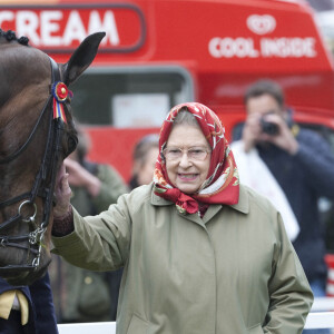 La reine Elizabeth lors du Royal Windsor Horse Show en 2010. 