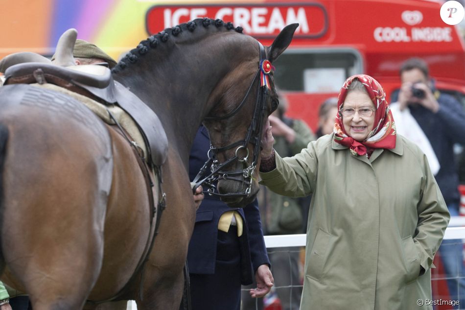 La reine Elizabeth lors du Royal Windsor Horse Show en 2010.