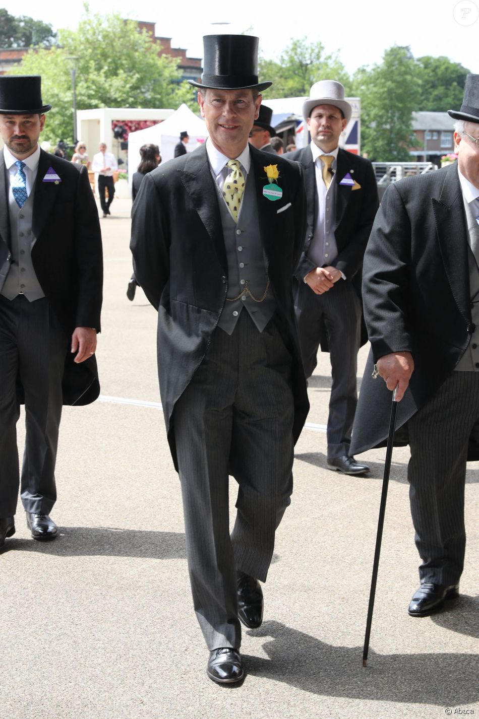 Le prince Edward, comte de Wessex au Royal Ascot le 15 juin 2021.