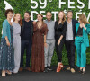 Chrystelle Labaude, Melanie Robert, Jeremy Banster, Emma Colberti, Moïse Santamaria, Mélanie Maudran, Fred Bianconi, Valérie Kaprisky au photocall de "Un si grand soleil" - Photocalls lors du cinquante-neuvième festival de la Télévision de Monte-Carlo à Monaco. © Denis Guignebourg/Bestimage