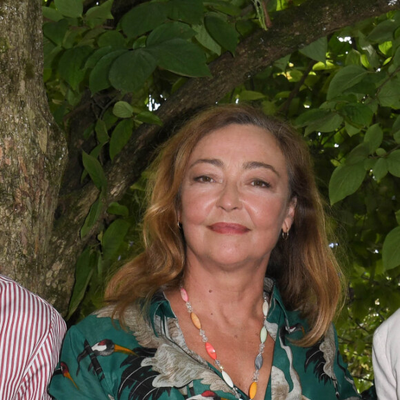 Vincent Dedienne, Catherine Frot et Pierre Pinaud - Photocall du film "La Fine Fleur" - Festival du film Francophone d'Angoulême 2020 le 29 Août 2020. © Guirec Coadic / Bestimage