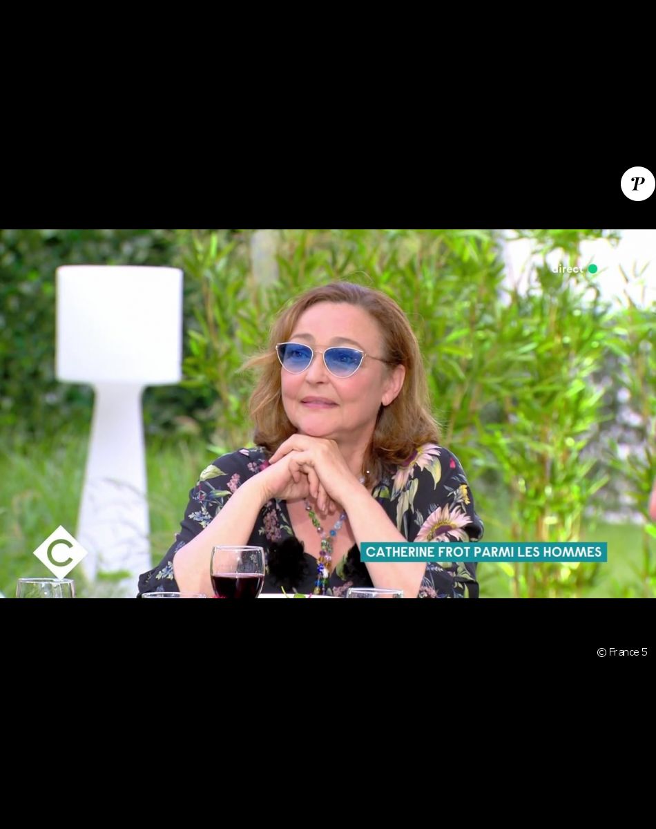 Catherine Frot, sur le plateau de C à Vous, la suite.