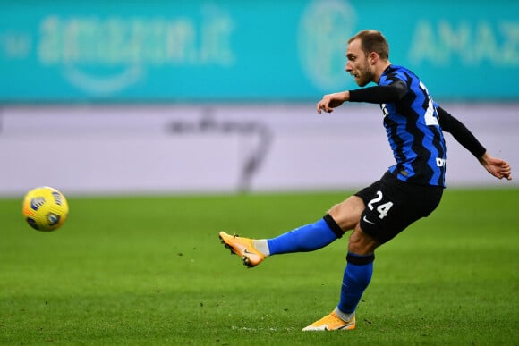 Christian Eriksen Quart de finale de la coupe d'Italie Inter de Milan contre AC Milan (2-1) le 26 janvier 2021. © Image Sport / Panoramic / Bestimage 