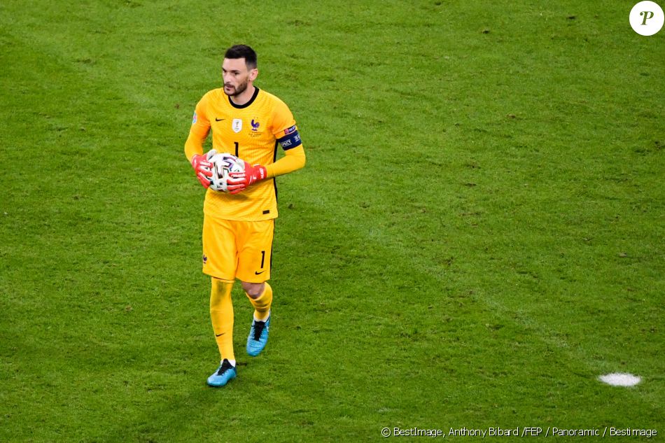 Hugo Lloris lors du match de l'UEFA Euro 2020 opposant l ...