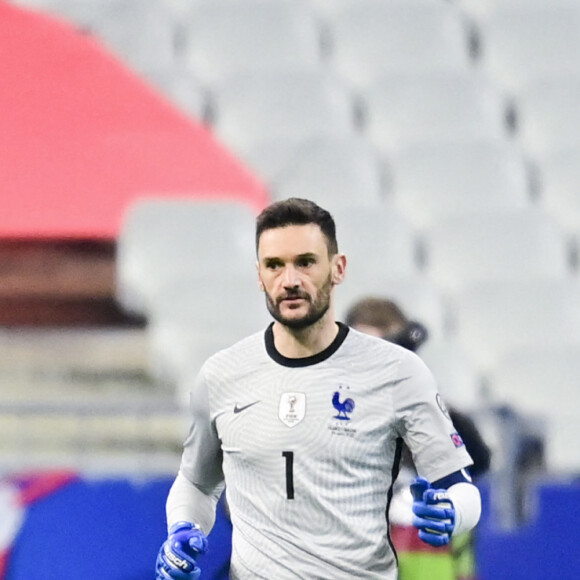 Hugo Lloris - Match de football : Eliminatoires coupe du monde 2022 : La France et l'Ukraine font un match nul 1-1 au stade de France à Paris le 24 mars 2021. © JB Autissier / Panoramic / Bestimage 