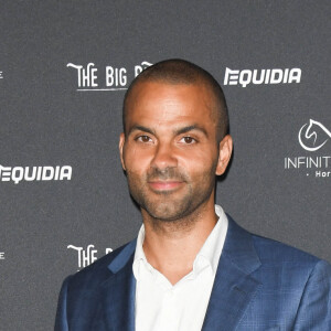 Tony Parker devient l'ambassadeur des courses hippiques en France et lance une série sur la chaine Equidia à l'Hippodrome ParisLongchamp le 17 juin 2021. © Coadic Guirec / Bestimage