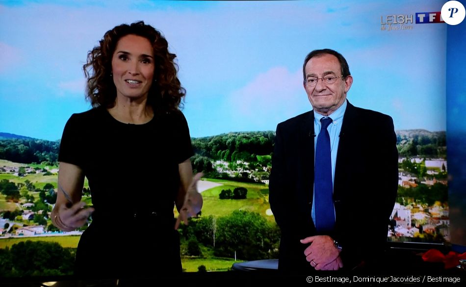 Marie-Sophie Lacarrau, la remplaçante de Jean-Pierre - Dernier JT de Jean-Pierre Pernaut sur TF1 aprés 33 ans de présentation. Paris, le 18 Décembre 2020. © Dominique Jacovides / Bestimage