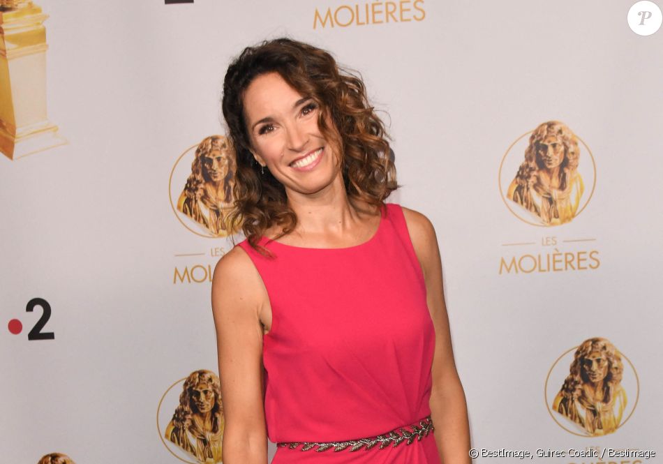 Info - Marie-Sophie Lacarrau succédera à Jean-Pierre Pernaut au 13H de TF1 dès le 4 janvier prochain - Marie-Sophie Lacarrau (présentatrice de la cérémonie) - Enregistrement à huis clos de la 32ème Cérémonie des Molières au Théâtre du Châtelet à Paris qui sera diffusée le 23 juin 2020 sur France 2. © Guirec Coadic / Bestimage