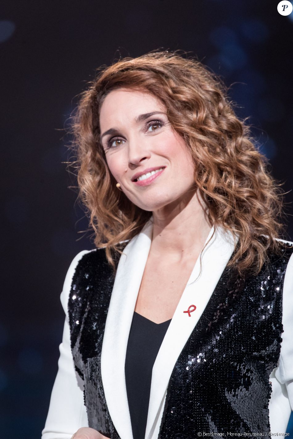 Info - Marie-Sophie Lacarrau succédera à Jean-Pierre Pernaut au 13H de TF1 dès le 4 janvier prochain - Exclusif - Marie-Sophie Lacarrau - Enregistrement de l'émission "100 ans de comédies musicales pour le Sidaction", qui sera diffusée le 2 avril sur France 2. Le 10 mars 2020 © Moreau-Perusseau / Bestimage