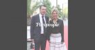 Laura Tenoudji sensuelle au bras de Christian Estrosi : chemisier transparent et soutien-gorge apparent