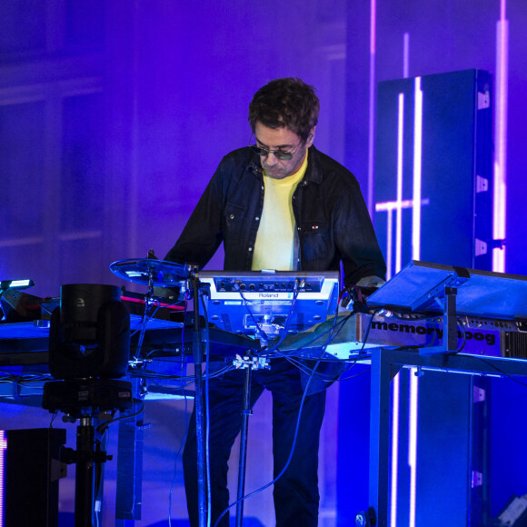 Jean-Michel Jarre - Fête de la Musique au palais de l'Elysée à Paris le 21 juin 2021. © Eliot Blondet / Pool / Bestimage