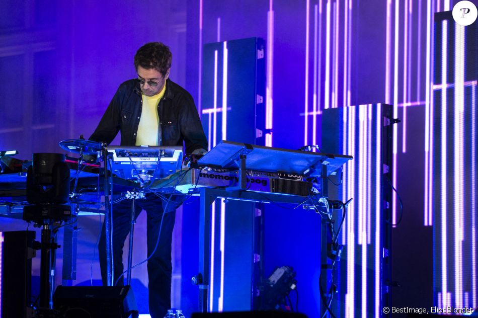 Jean-Michel Jarre - Fête de la Musique au palais de l'Elysée à Paris le 21 juin 2021. © Eliot Blondet / Pool / Bestimage