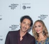 Adrien Brody et sa compagne Georgina Chapman assistent à la première du film "Clean" au Tribeca Film Festival à New York, le 19 juin 2021.