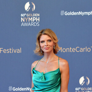 Sylvie Tellier lors du photocall de la cérémonie des Nymphes d'Or du 60ème festival de télévision de Monte Carlo au Grimaldi Forum à Monaco le 22 juin 2021. © Bruno Bebert / Bestimage 