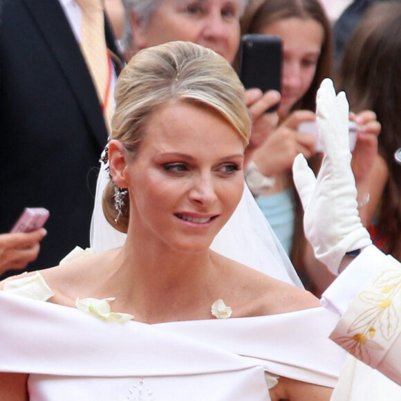 Marigage religieux du prince Albert II de Monaco et de la princesse Charlène le 2 juillet 2011 à Monaco.
