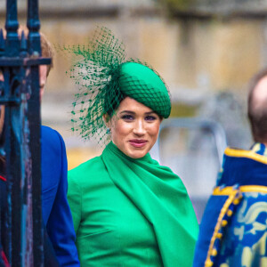 Meghan Markle - La famille royale d'Angleterre lors de la cérémonie du Commonwealth en l'abbaye de Westminster à Londres, le 9 mars 2020. 