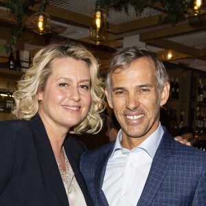 Exclusif - Paul et Luana Belmondo au restaurant l'Osteria del Vino du marché spacieux Eataly à Paris le 7 novembre 2019. © Tiziano Da Silva - Pierre Perusseau/Bestimage