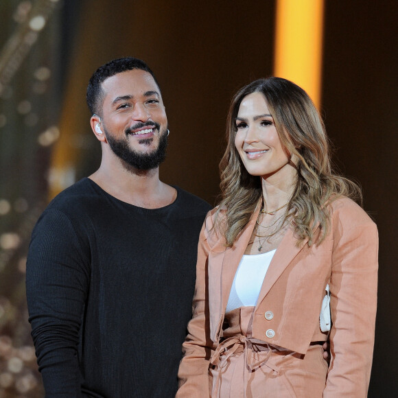 Exclusif -  Slimane et Vitaa - 2ème partie de soirée - Enregistrement de l'émission "Duos Mystères" à la Seine Musicale à Paris, qui sera diffusée le 26 février sur TF1. Le 2 février 2021 © Gaffiot-Moreau / Bestimage