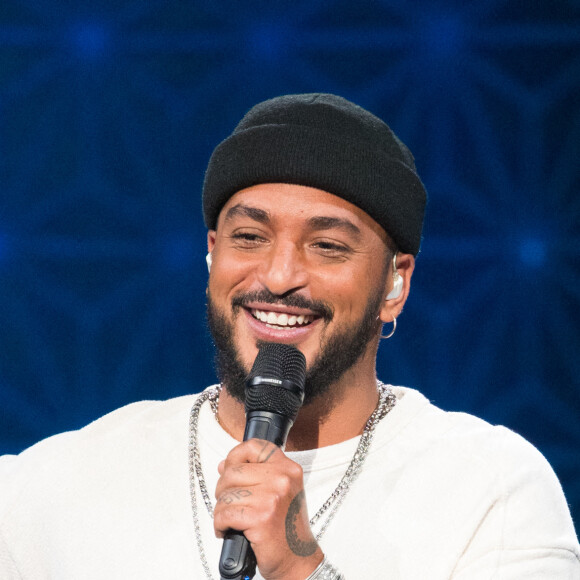 Exclusif - Slimane - Enregistrement de l'émission "La Boîte à Secrets", présentée par F.Bollaert et qui sera diffusée le 22 janvier sur France 3. Le 18 janvier 2021 © Tiziano Da Silva / Bestimage 