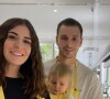 Martika aux fourneaux avec son mari Umberto et leur fille Mia, le 11 mars 2021