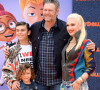 Blake Shelton et sa compagne Gwen Stefani avec ses enfants Kingston et Apollo - Avant-première du film "UglyDolls" au cinéma "Regal Cinemas L.A. LIVE" à Los Angeles, le 28 avril 2019.