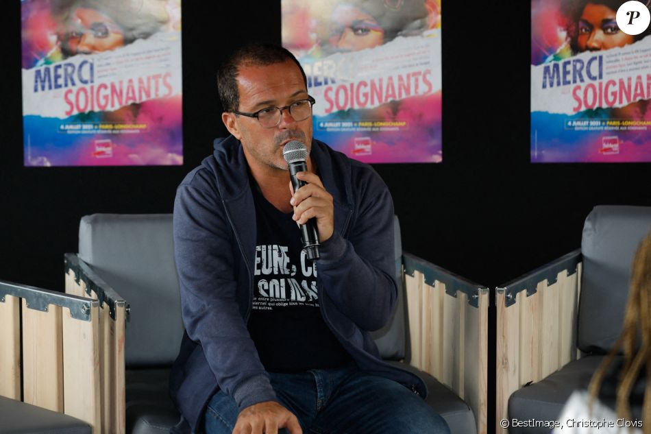 Luc Barruet - Edition Spéciale pour les soignants du festival Solidays 2021 à l'hippodrome ParisLongchamp, le 4 juillet 2021. © Christophe Clovis/Bestimage
