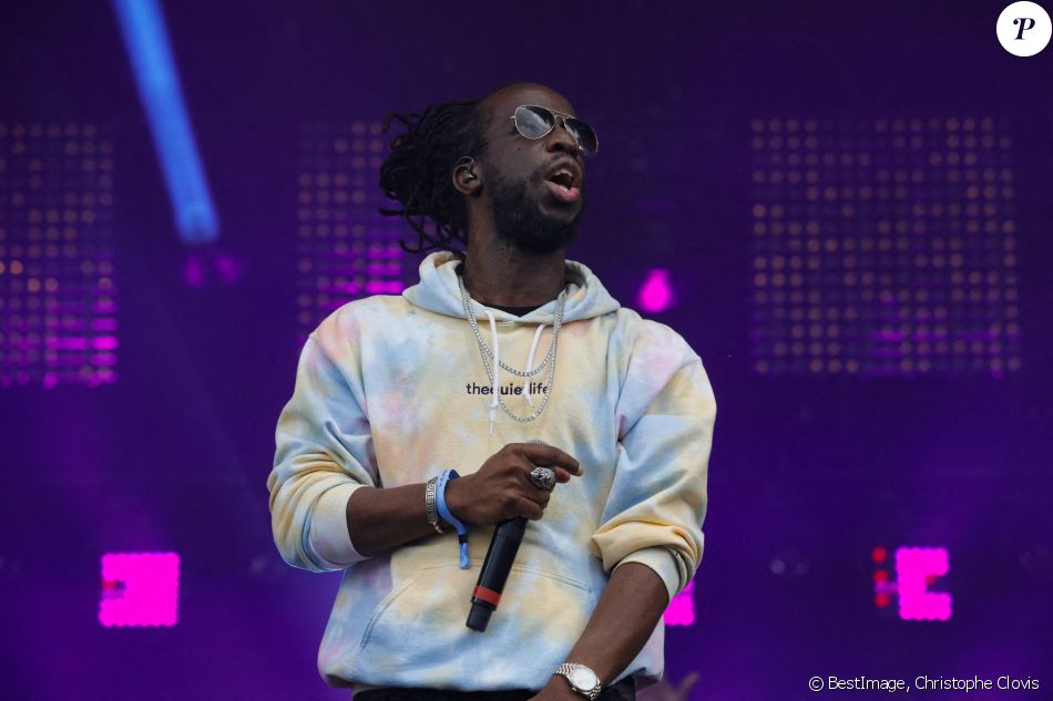 Youssoupha - Edition Spéciale pour les soignants du festival Solidays 2021 à l'hippodrome ParisLongchamp, le 4 juillet 2021. © Christophe Clovis/Bestimage