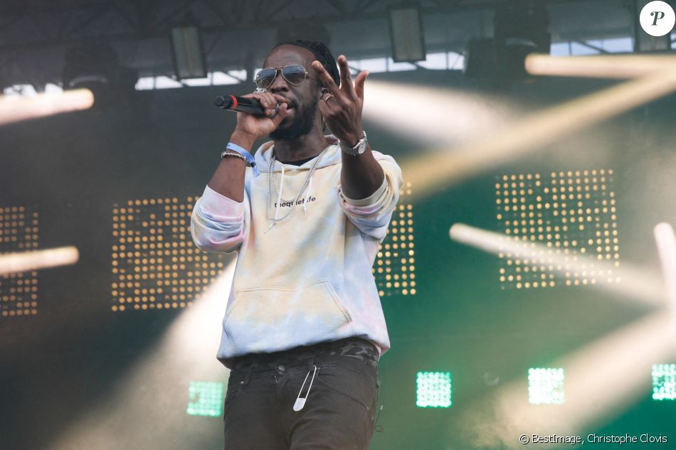 Youssoupha - Edition Spéciale pour les soignants du festival Solidays 2021 à l'hippodrome ParisLongchamp, le 4 juillet 2021. © Christophe Clovis/Bestimage