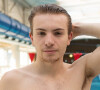 Exclusive - Arthur Germain, le fils d'Anne Hidalgo lors d'une séance d'entraînement à la piscine Keller à Paris