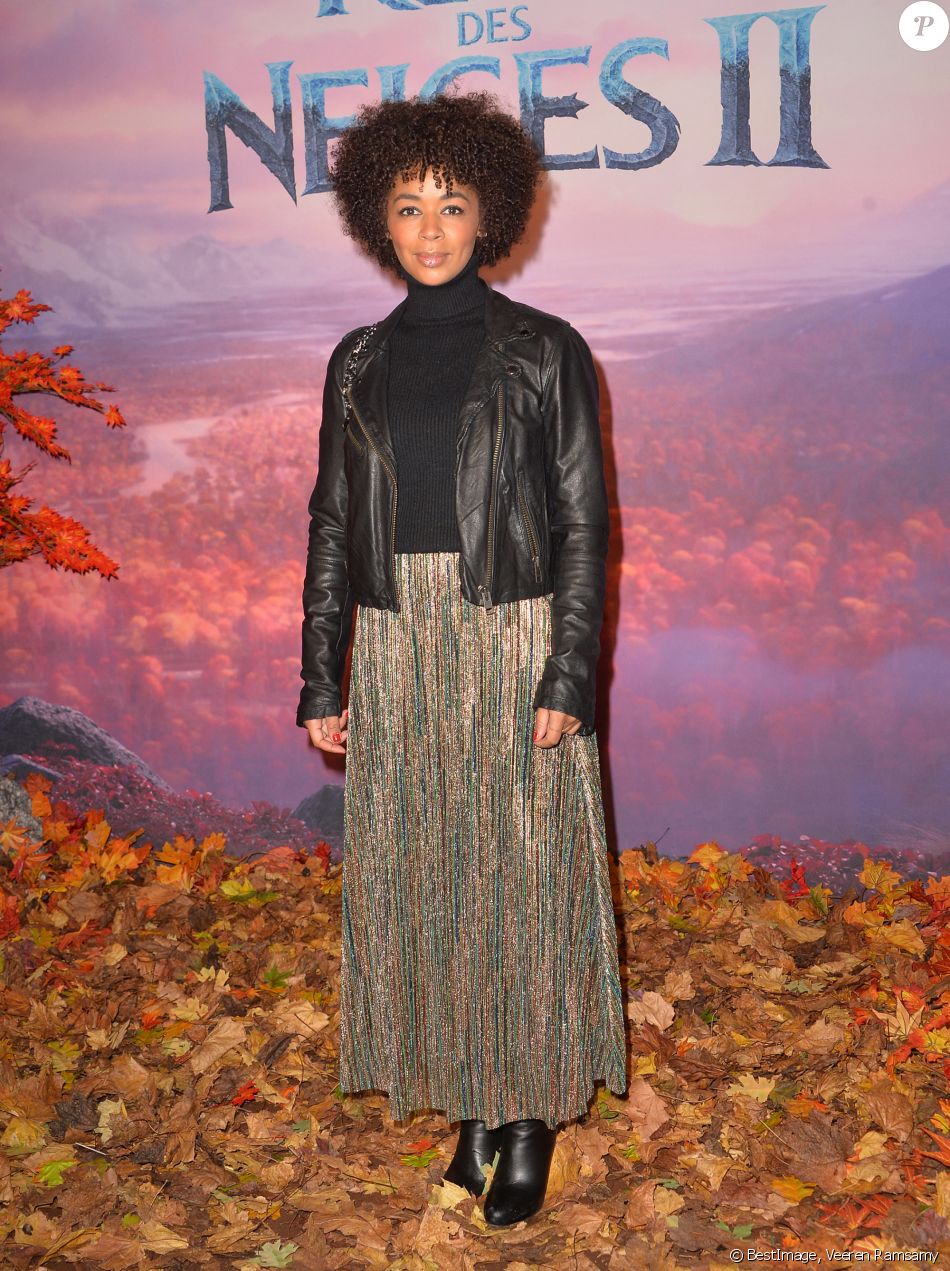 Aurélie Konaté - Projection exceptionelle de "La Reine des Neiges 2 " au Grand Rex à Paris le 13 novembre 2019. © Veeren Ramsamy/Bestimage