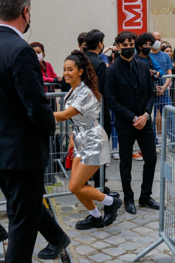 Lena Situations (Léna Mahfouf) - Arrivées au défilé de mode Haute-Couture 2021/2022 "Christian Dior" au musée Rodin à Paris. Le 5 juillet 2021 