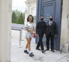 Lena Situations (Léna Mahfouf) à la sortie du défilé de mode Haute-Couture 2021/2022 Christian Dior au musée Rodin à Paris, France, le 5 juillet 2021. 